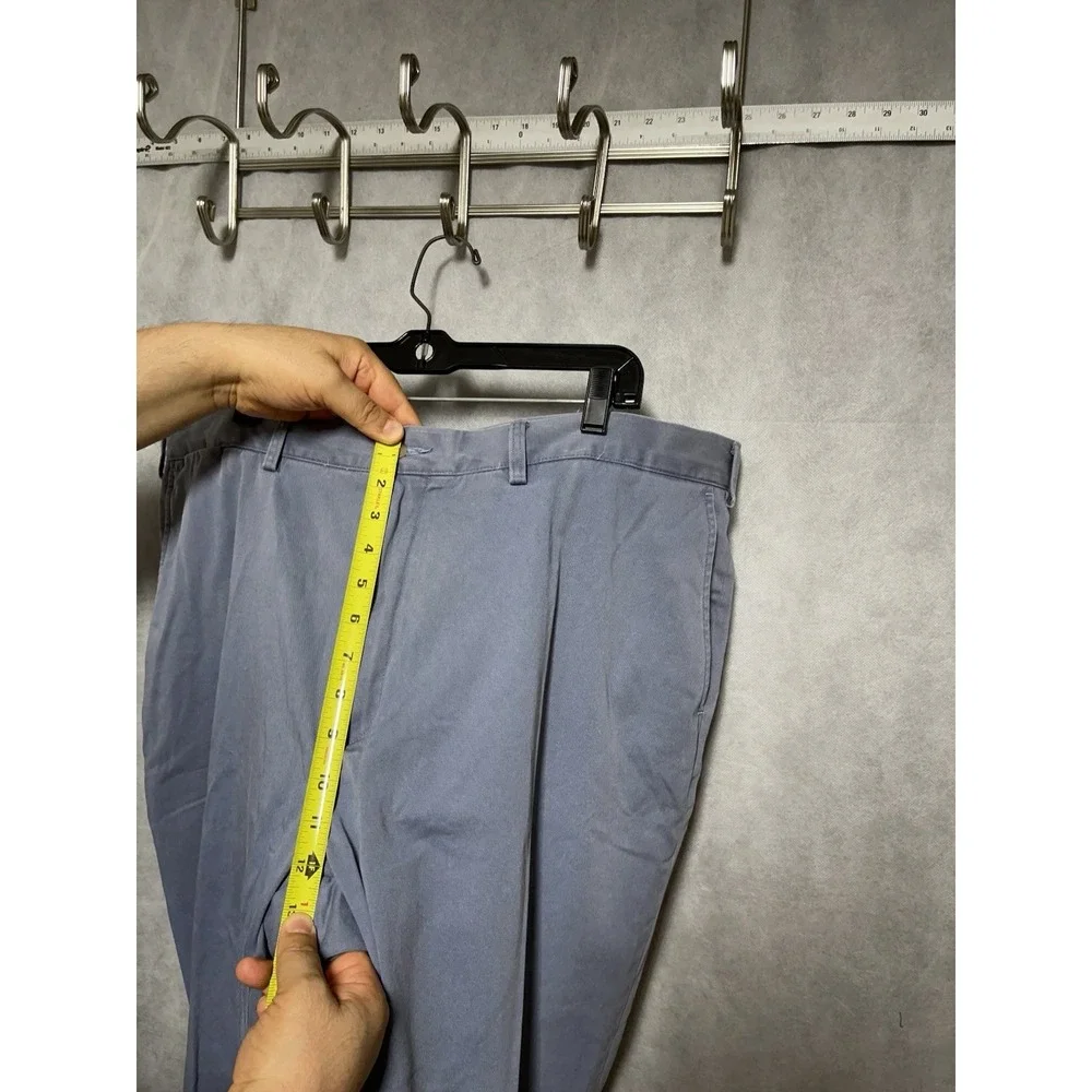 VTG Polo Ralph Lauren Pants Men's 44B X 32 Blue Classic Chino Trousers Academia